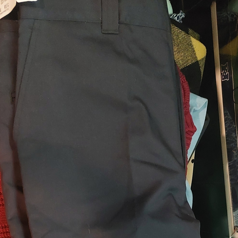 Men's Classic Black Work Pants